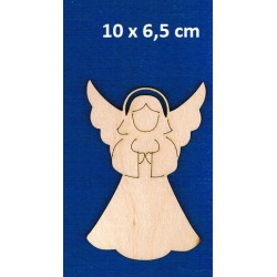 SKLEJKA #3mm Aniołek 10x6,5cm grawer   ( IV )